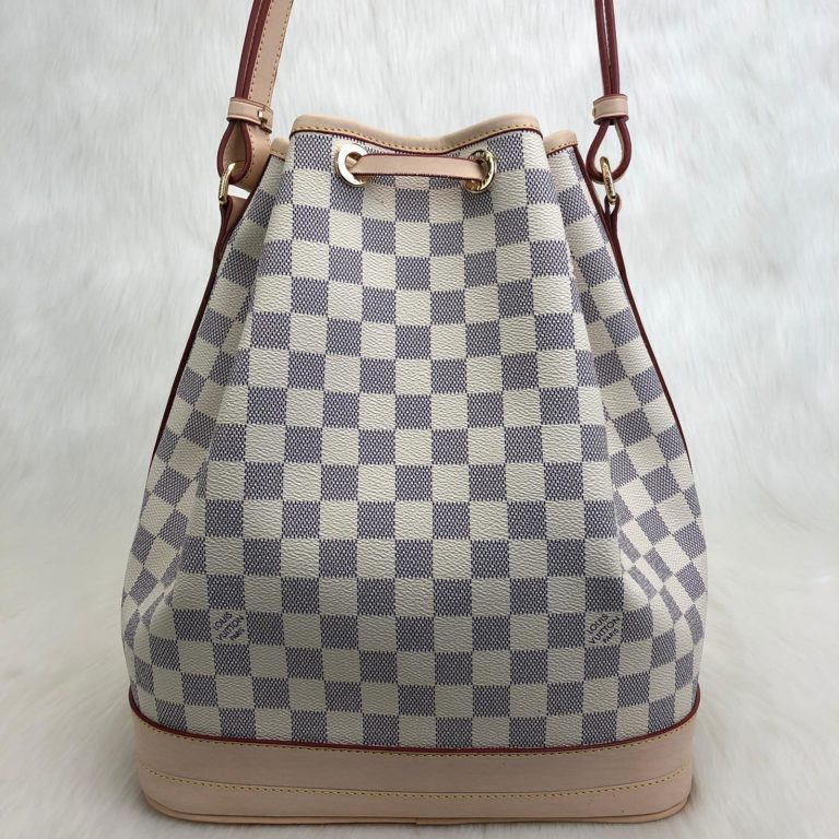 louis vuitton canta noe buzgulu damier beyaz buyuk 36x27x21