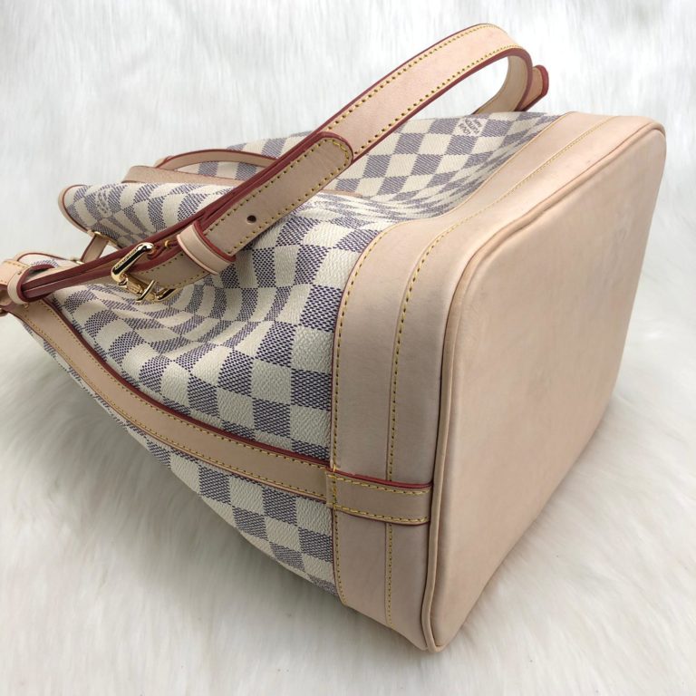 louis vuitton canta noe buzgulu damier beyaz buyuk 36x27x21