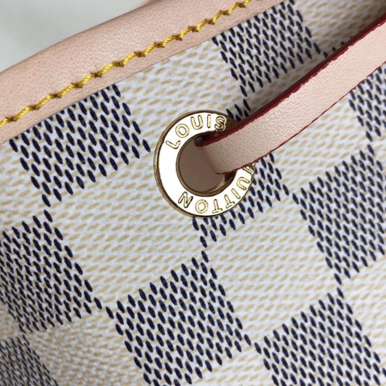louis vuitton canta petit noe buzgulu beyaz damier 27x27x21