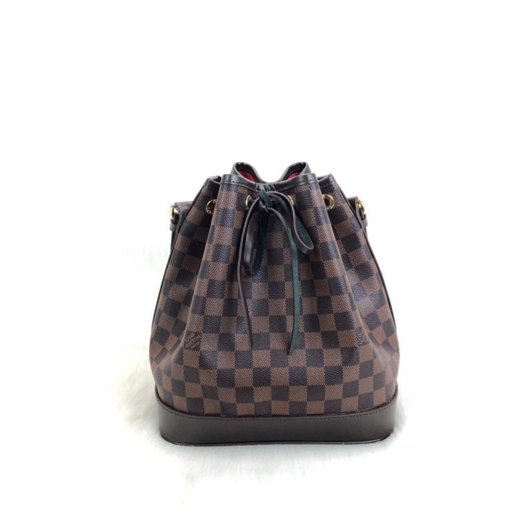 louis vuitton canta petit noe buzgulu kahve damier 27x27x21