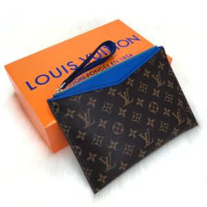 louis vuitton canta portfoy mavi monogram 24x17