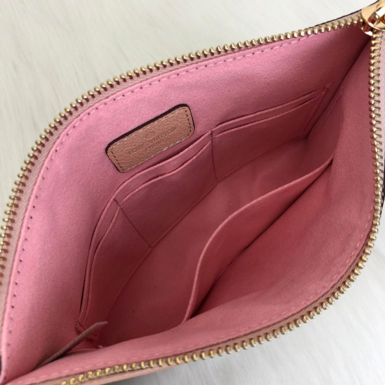 louis vuitton canta portfoy pembe monogram 24x17