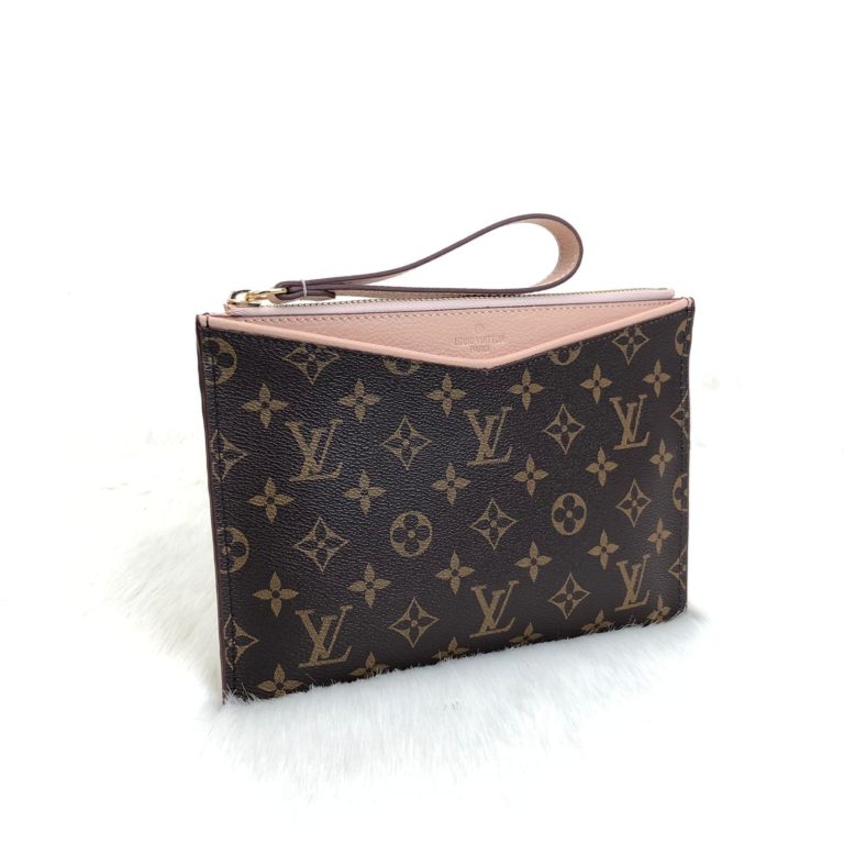 louis vuitton canta portfoy pembe monogram 24x17