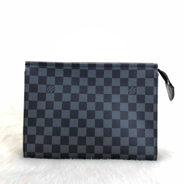 louis vuitton canta portfoy toiletry siyah damier 26x20