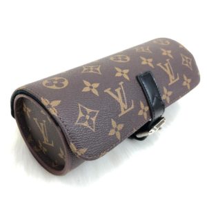 louis vuitton canta saat cantasi monogram bej 3 case 20x8