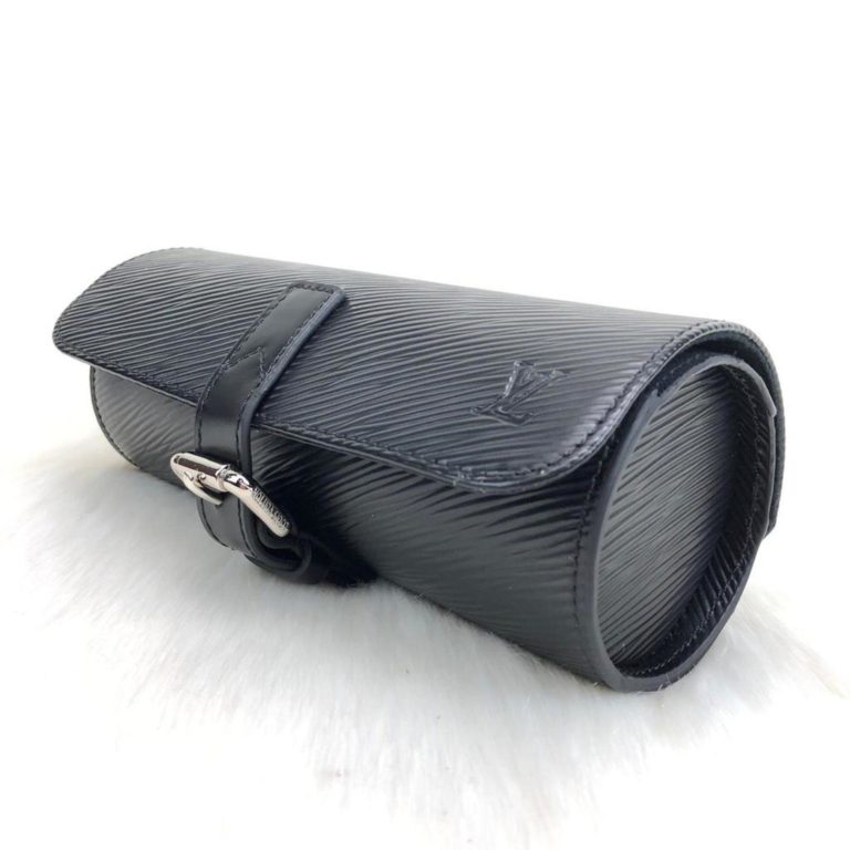 louis vuitton canta saat cantasi siyah 3 case 20x8