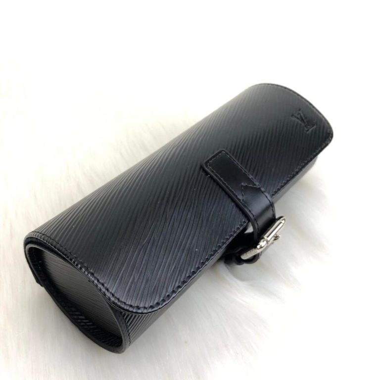 louis vuitton canta saat cantasi siyah 3 case 20x8