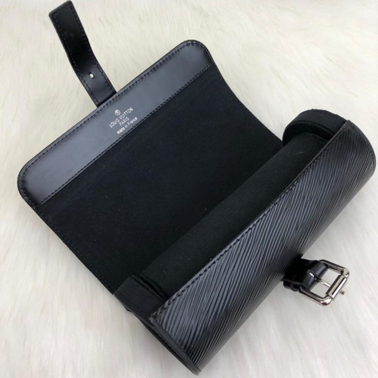 louis vuitton canta saat cantasi siyah 3 case 20x8