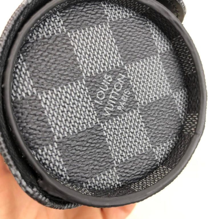 louis vuitton canta saat cantasi siyah damier 3 case 20x8