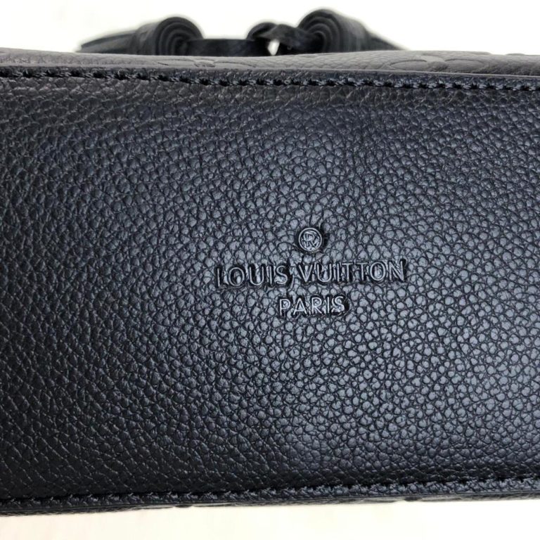 louis vuitton canta saintonge empriente siyah 22x16x8