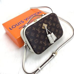 louis vuitton canta saintonge krem 22x15
