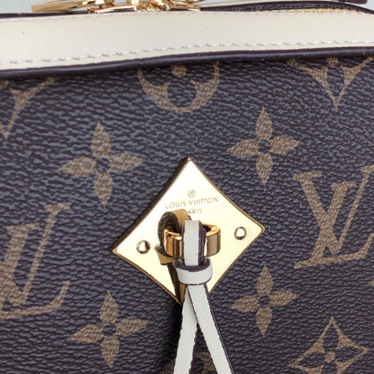 louis vuitton canta saintonge krem 22x15