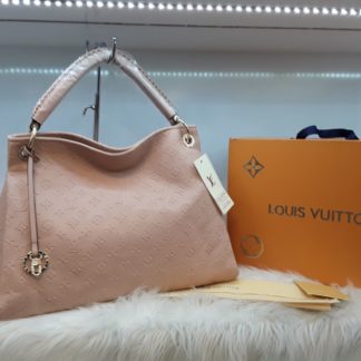 louis vuitton canta suni deri artsy buyuk boy pudra pembe 46x32