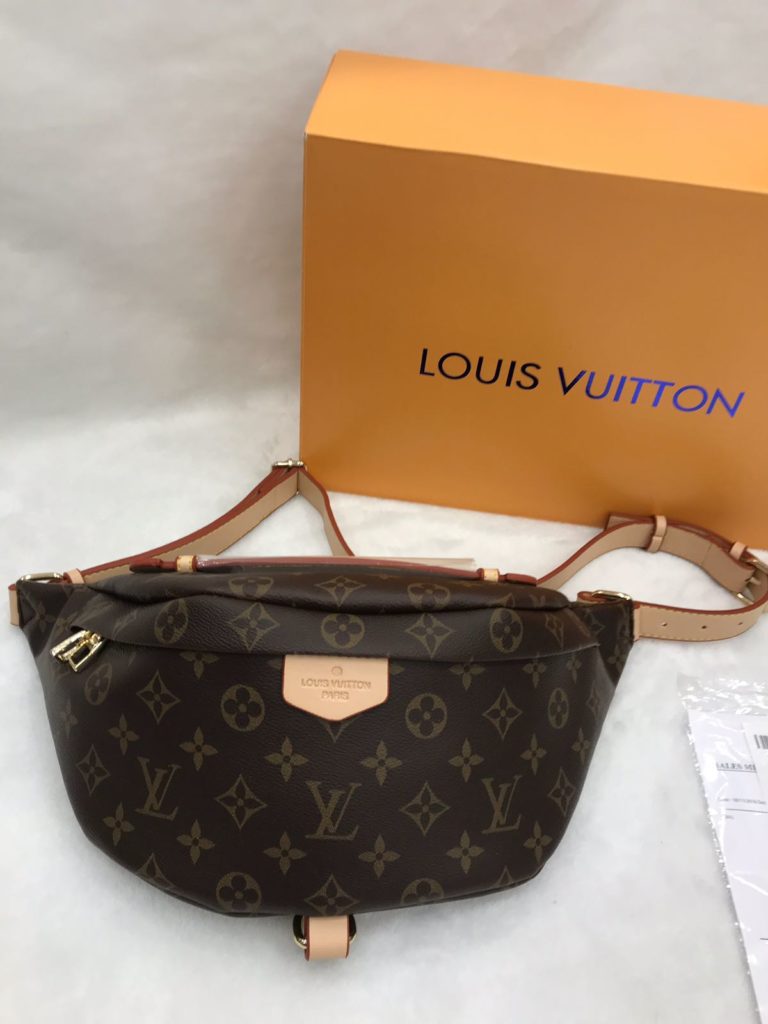louis vuitton canta suni deri bumbag bel cantasi monogram desen 37x14