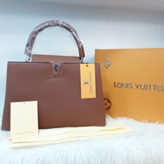 louis vuitton canta suni deri capucines cift askili taba 36x23