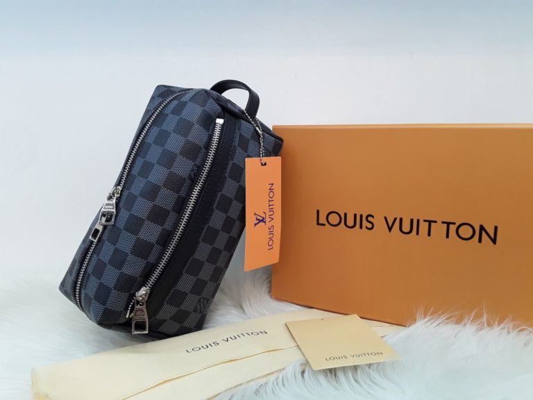 louis vuitton canta suni deri erkek el cantasi damier siyah