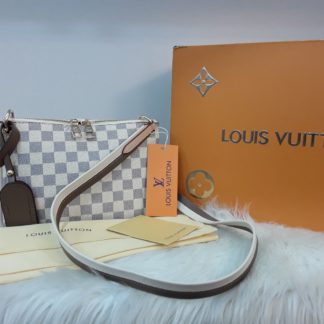 louis vuitton canta suni deri lorette beyaz damier capraz askili vizon 27x18