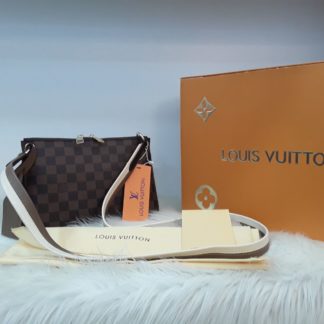 louis vuitton canta suni deri lorette damier capraz askili vizon 27x18