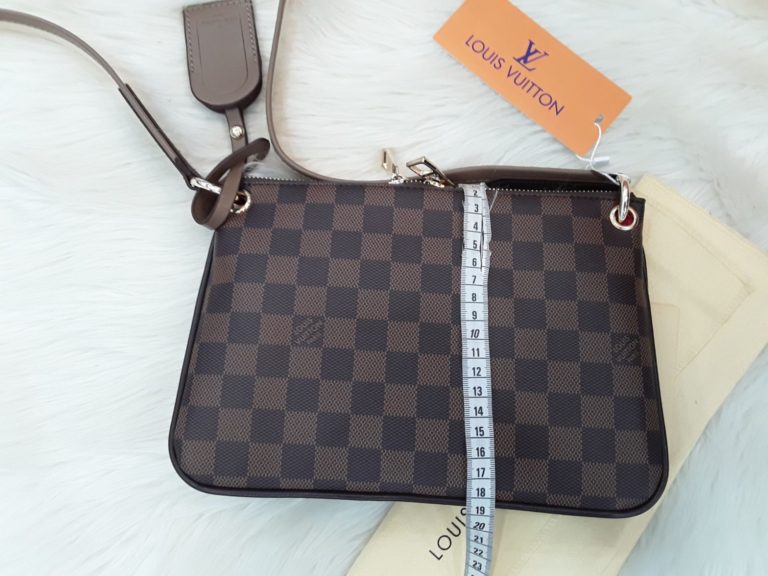 louis vuitton canta suni deri lorette damier capraz askili vizon 27x18