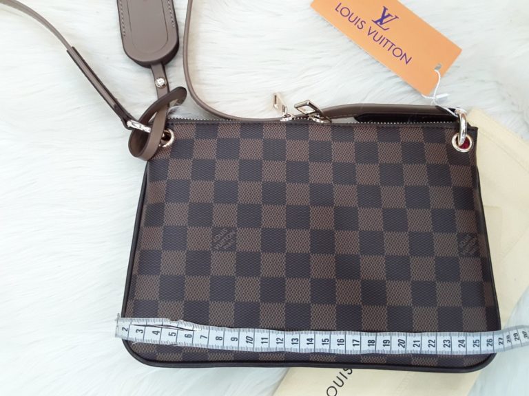 louis vuitton canta suni deri lorette damier capraz askili vizon 27x18