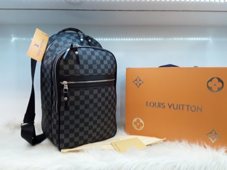 louis vuitton canta suni deri michael erkek sirt backpack damier 45x28
