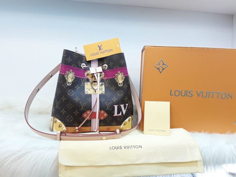 louis vuitton canta suni deri neonoe torba buzmeli cift askili ozel tasarim 26x26