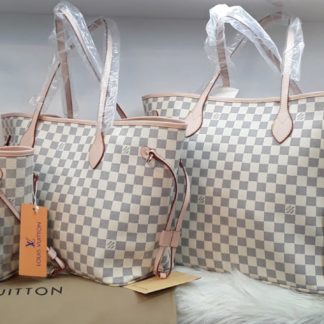 louis vuitton canta suni deri neverfull mini boy damier beyaz 28x22