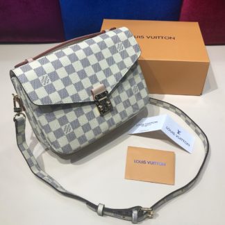 louis vuitton canta suni deri pochette metis beyaz damier 24x20