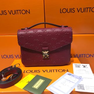 louis vuitton canta suni deri pochette metis bordo 24x20