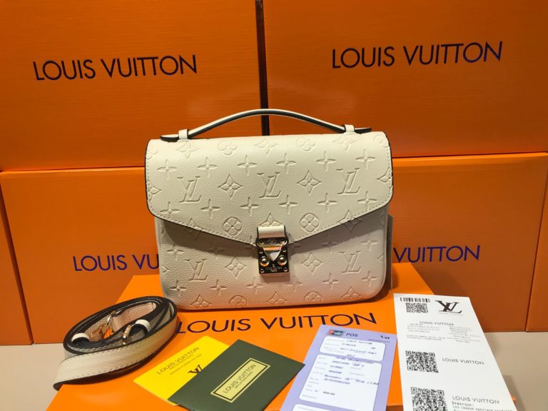 louis vuitton canta suni deri pochette metis krem 24x20