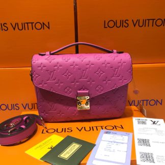louis vuitton canta suni deri pochette metis pembe 24x20