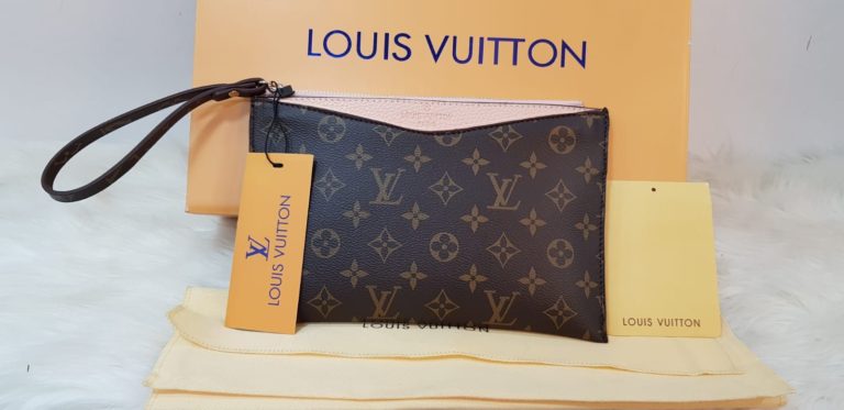 louis vuitton canta suni deri portfoy clutch pudra pembe 25x15