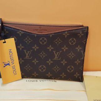 louis vuitton canta suni deri portfoy clutch taba 25x15
