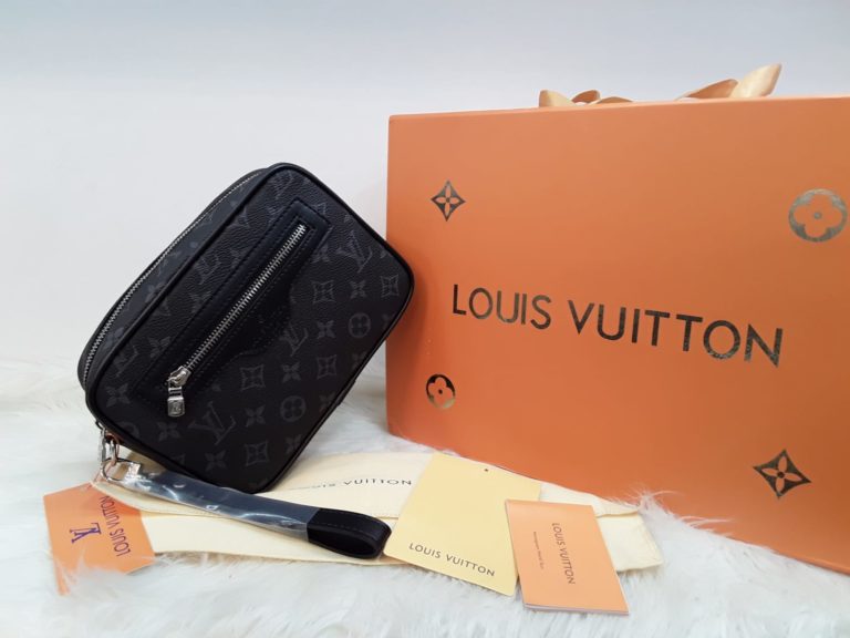 louis vuitton canta suni deri saint paul erkek el cantasi  siyah monogram