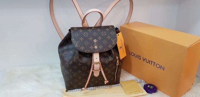 louis vuitton canta suni deri sirt backpack monogram desen 27x33