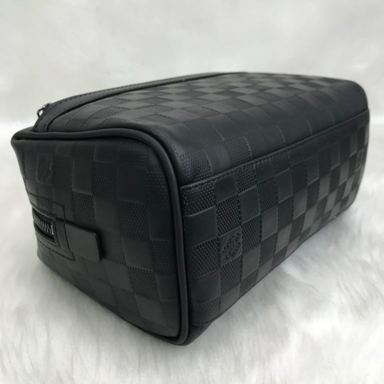 louis vuitton canta toiletry erkek el cantasi infini siyah 24x14