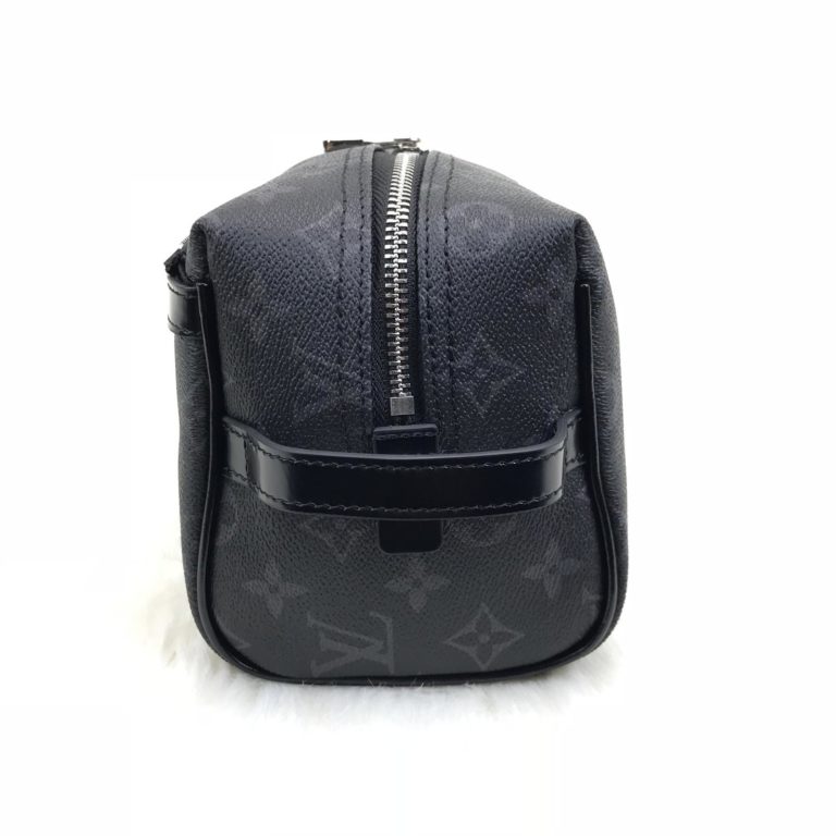louis vuitton canta toiletry erkek el cantasi monogram siyah 24x14