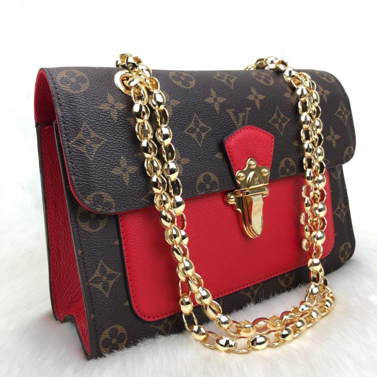 louis vuitton canta victoire monogram kirmizi 27x17x10