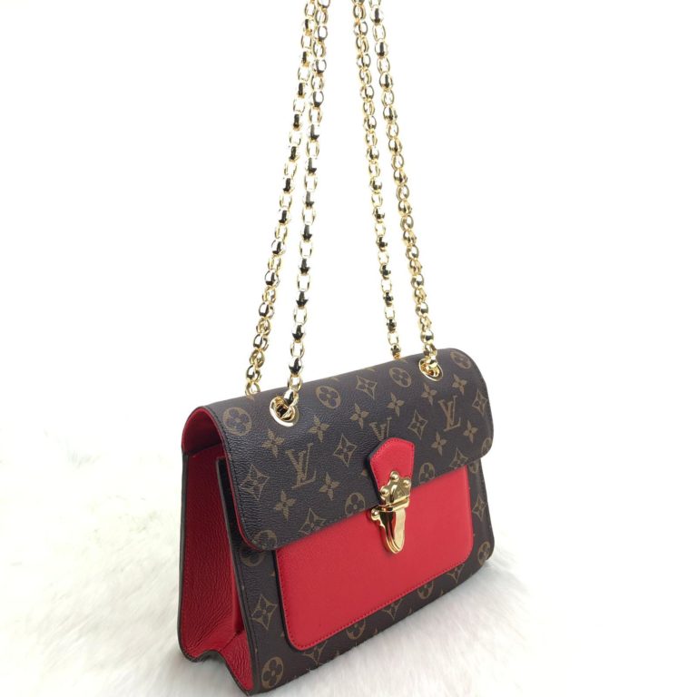 louis vuitton canta victoire monogram kirmizi 27x17x10