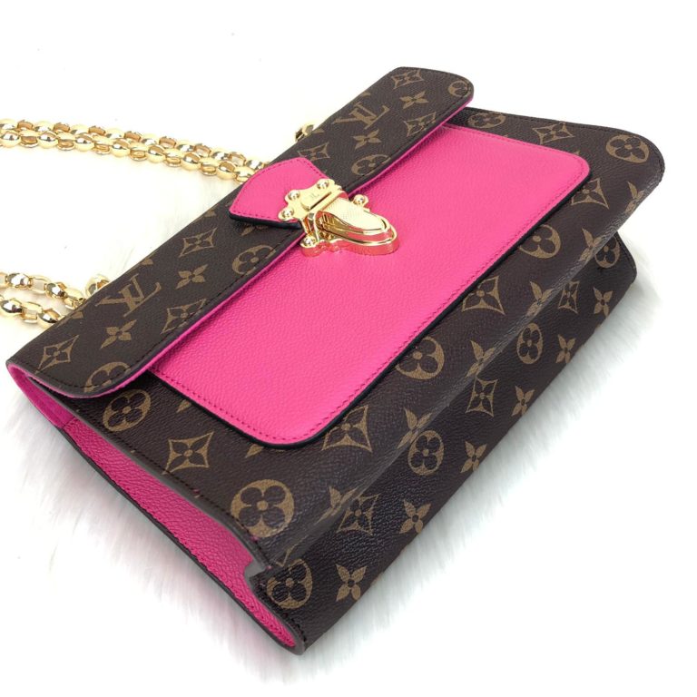 louis vuitton canta victoire monogram pembe 27x17x10