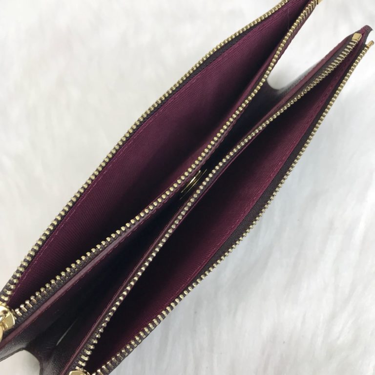 louis vuitton cuzdan Adele bordo 21x10