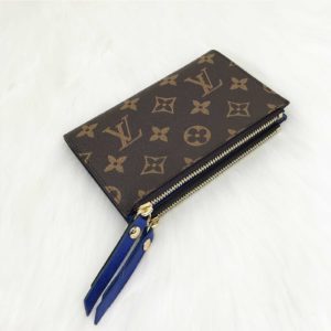 louis vuitton cuzdan Adele mini civit mavi 15x10