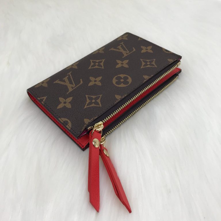 louis vuitton cuzdan Adele mini kirmizi 15x10