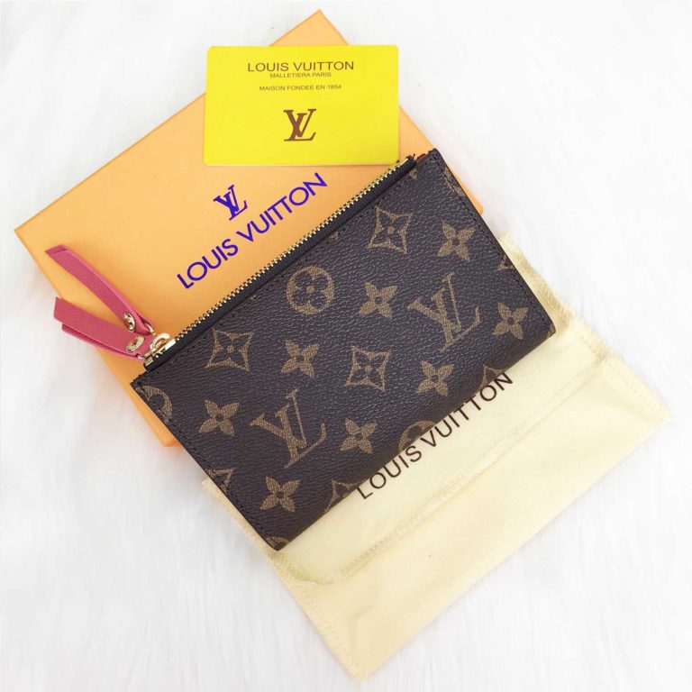 louis vuitton cuzdan Adele mini pembe 15x10