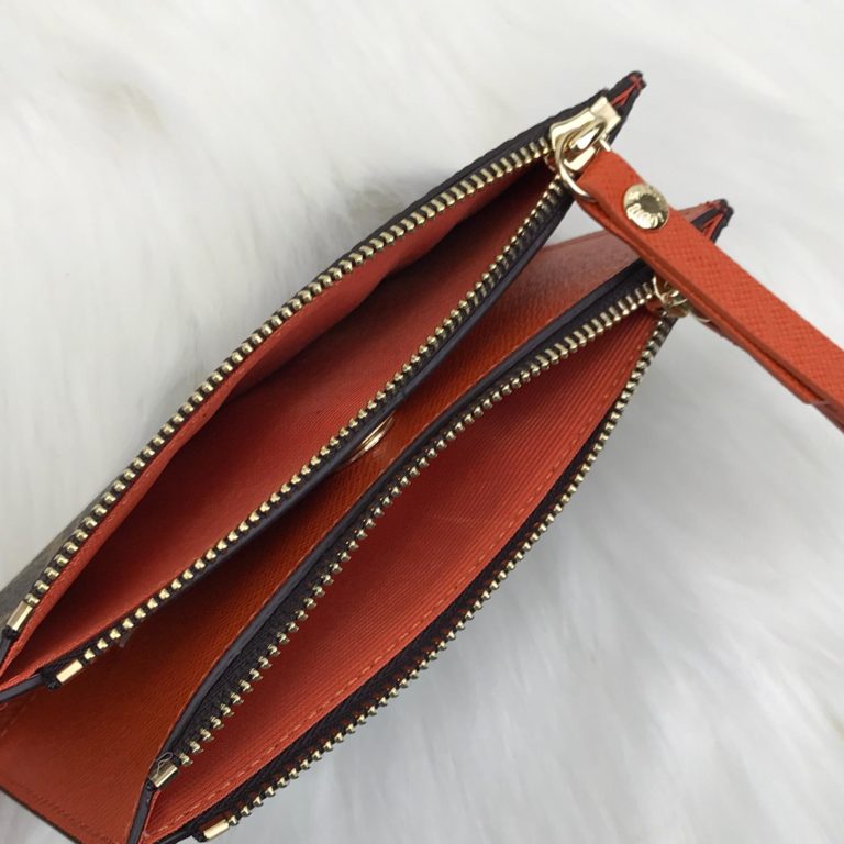 louis vuitton cuzdan Adele mini turuncu 15x10
