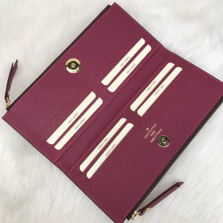 louis vuitton cuzdan Adele pembe 21x10