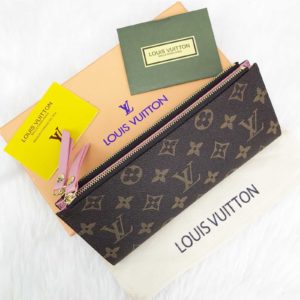 louis vuitton cuzdan Adele pudra pembe 21x10