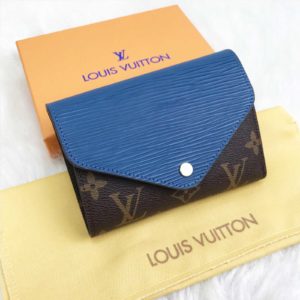 louis vuitton cuzdan Marie lui mini mavi 13x10