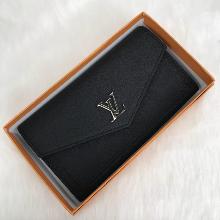 louis vuitton cuzdan MyLockme siyah 19x11