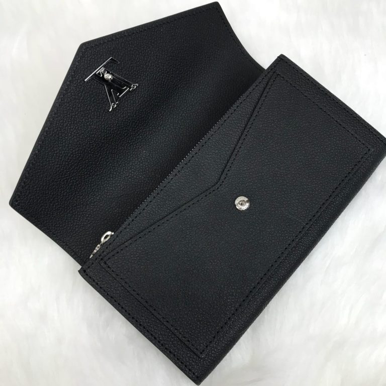 louis vuitton cuzdan MyLockme siyah 19x11